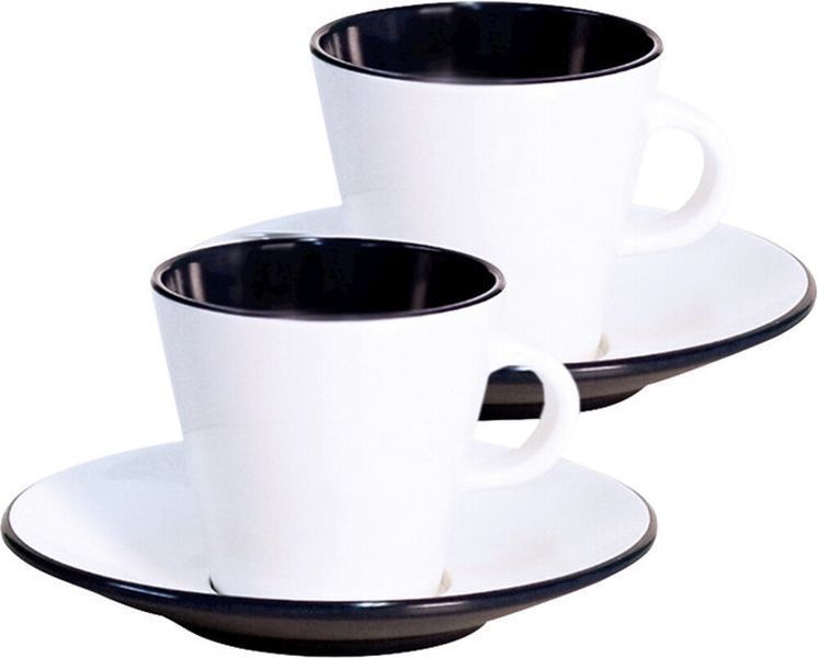 GIMEX Linea Espressokoppset – 2-pack | Elegant & tåligt campingporslin