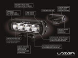 Lazer ST12 Evolution extraljusramp 21″ (524 mm)