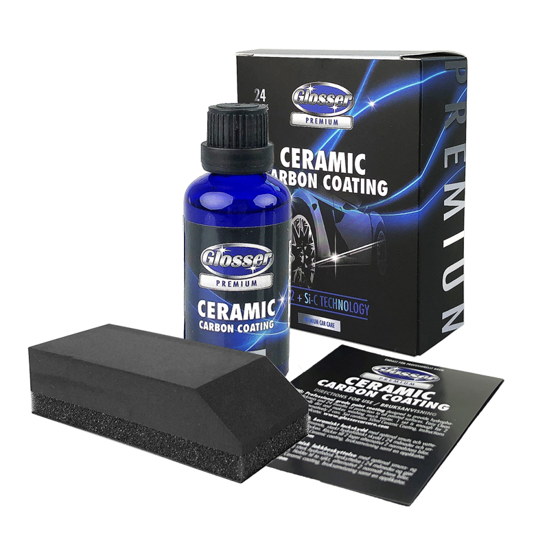 Glosser Premium Ceramic Carbon Coating 50 ml | Professionellt Keramiskt Lackskydd med Långtidsverkan