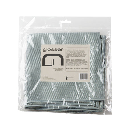 Glosser Diamond Glass Towel 3-pack