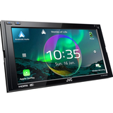 JVC KW-M875DBW, bilstereo med CarPlay, Bluetooth och 3 par (5V) lågnivå