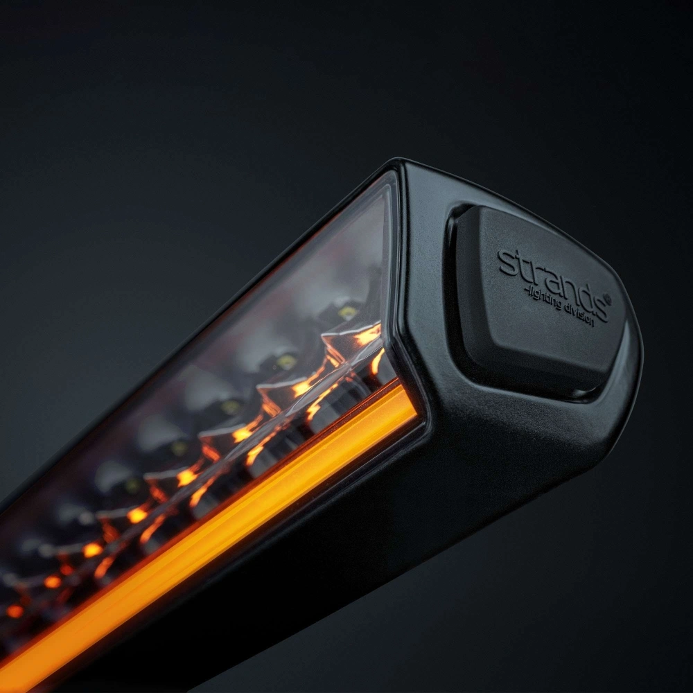 Strands Skylord LED-bar 20", vit/amber positionsljus, inbyggt relä