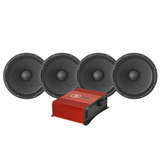 4-pack GAS MAX PM2-64 med Bass Habit SE850.2DF, SPL-paket