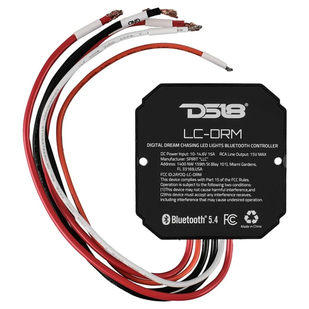 DS18 LC-DRM, kontroller för digital RGB LED-belysning