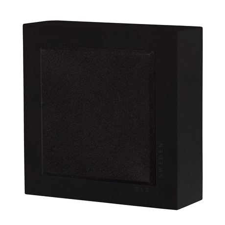 2-pack DLS Flatbox Slim Mini vägghögtalare, mattsvart