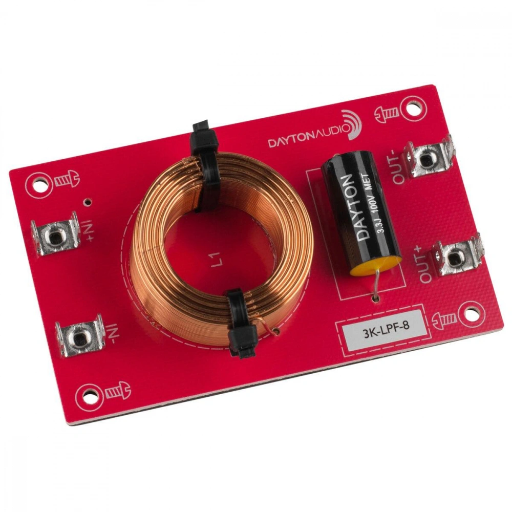 Dayton Audio Lågpassfilter 12dB/okt 8ohm, styck