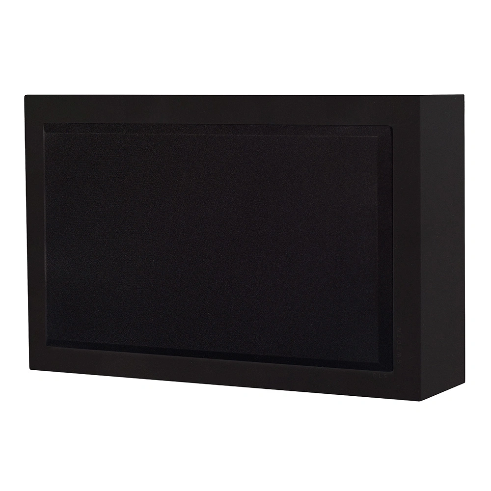 DLS Flatsub 8.2 vägghängningsbar aktiv subwoofer, mattsvart