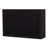 DLS Flatsub 8.2 vägghängningsbar aktiv subwoofer, mattsvart