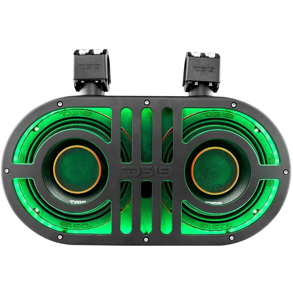 DS18 JVOCE8, 2x8 tums vädertålig soundbar med LED