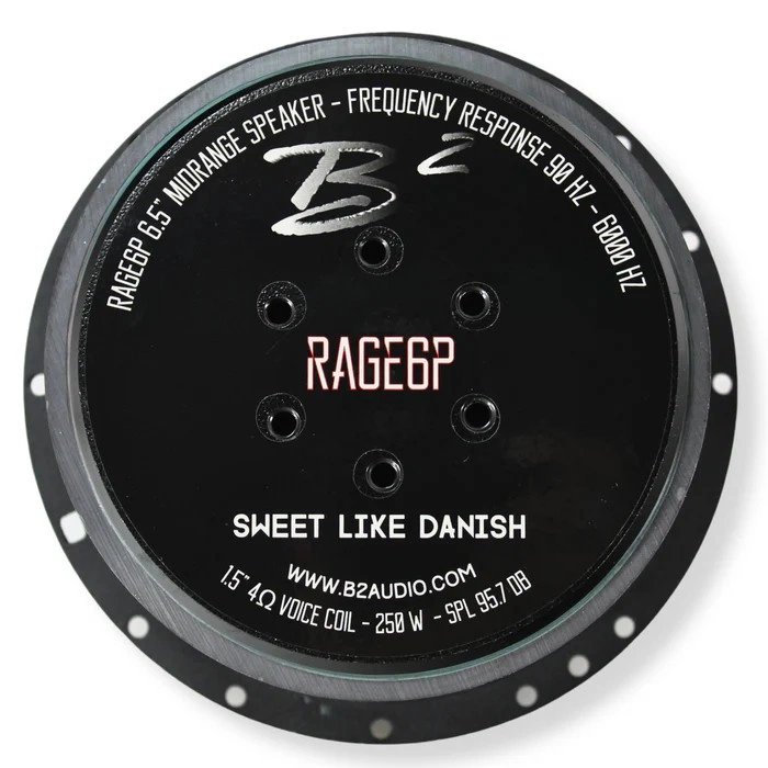 B² Audio RAGE 6P V3, 6.5 tums midbasar