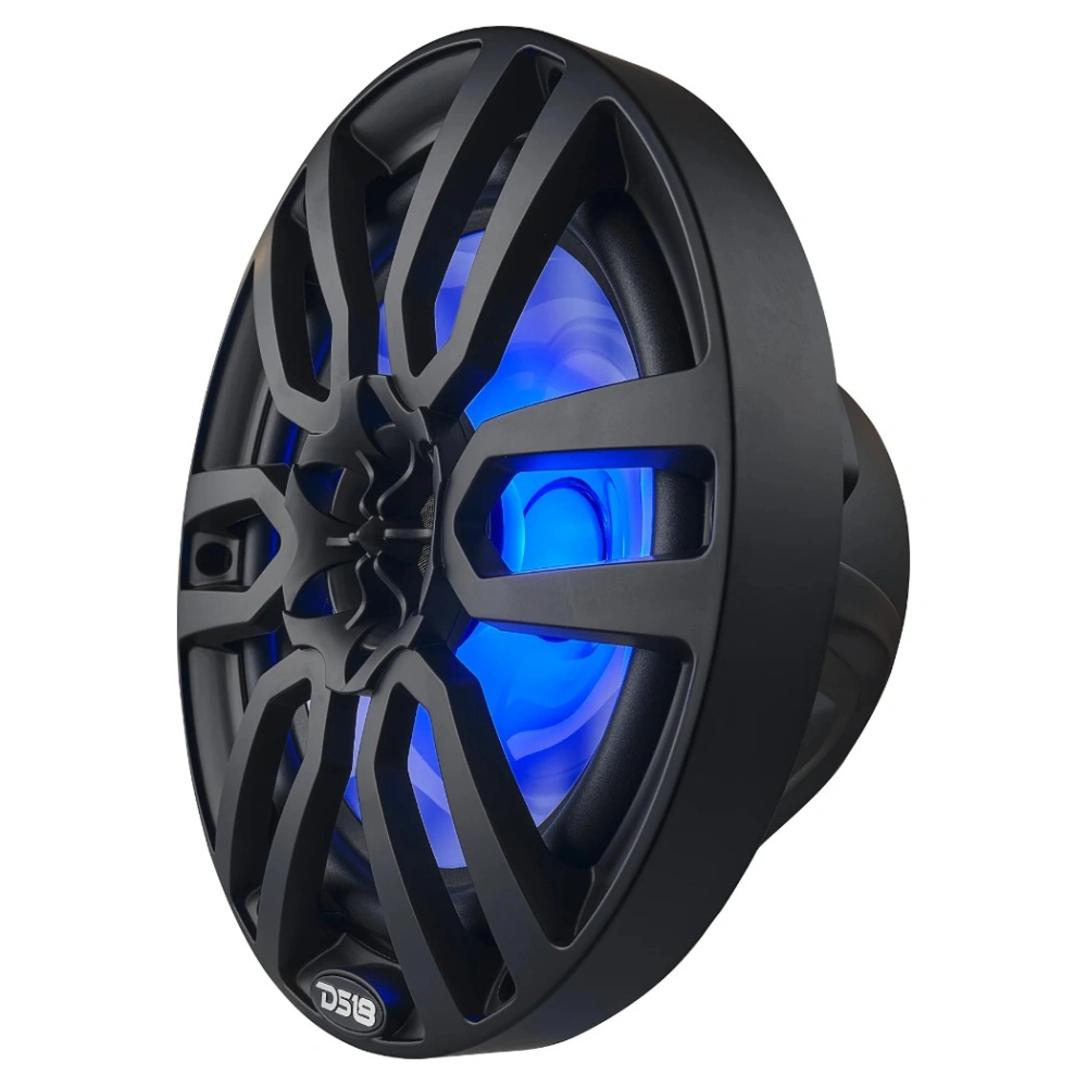 DS18 NXL-8/BK, svarta 8 tums marinhögtalare med LED, par