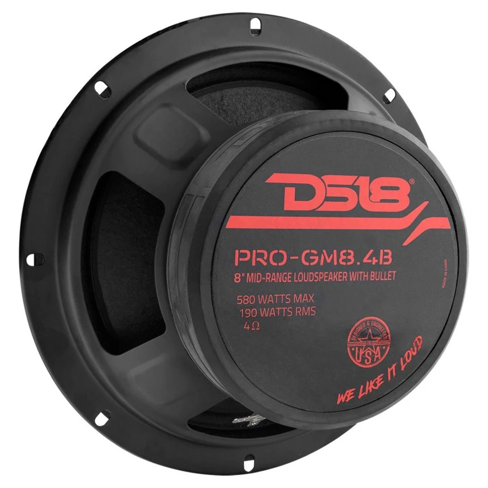 DS18 PRO-GM8.4B, 8 tums midbas/mellanregister, styck