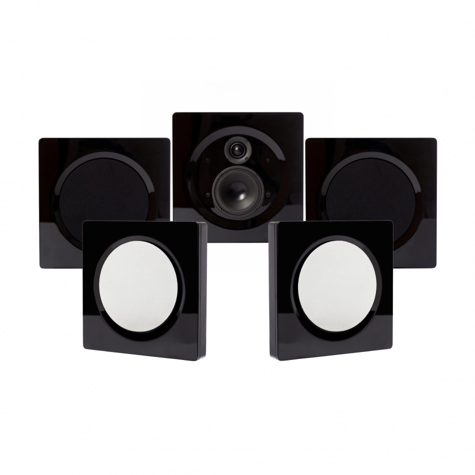 DLS Flatbox D-One On-Wall 5.0 högtalarpaket, svart