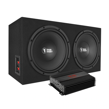 Bass Habit Play PL212 med Soundmax SX-MX6, Brutalt A-traktor paket