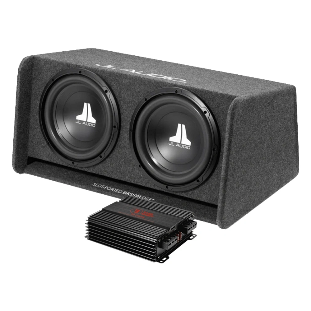 JL Audio CP212-W0v3 med Bass Habit RA1200W, 2x12" baspaket