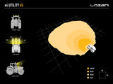 Arbetsbelysning Lazer Utility-45 Gen2 - 11 cm / 45W / Bred