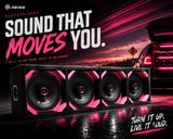 Koaxial 6" Kick-planka Pink