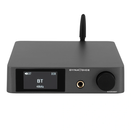 Dynavoice CA802BT, SC4B & 2 par mattsvarta DLS Flatbox Midi
