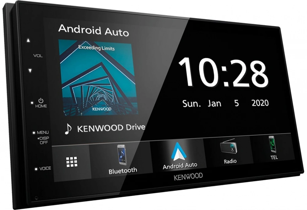 Kenwood DMX5020BTS, bilstereo med CarPlay och 6.8" stor skärm