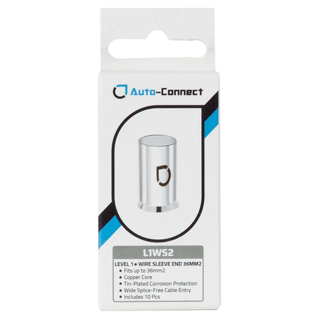 Auto-Connect L1WS2 10-pack kabelhylsor, 36mm²-kabel