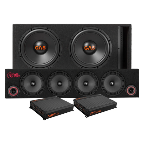 GAS MAD B2-212V A-traktor paket med Tershine tillbehör, Super brutalt raggarkit