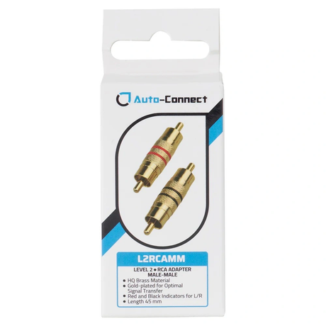 Auto-Connect RCA-adapter, hane-hane
