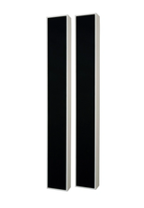 2-pack DLS Flatbox Slim XL on-wall högtalare, mattvitt