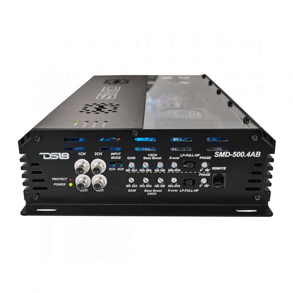 DS18 SMD-500.4AB, 4-kanaligt slutsteg - Steve Meade Designs