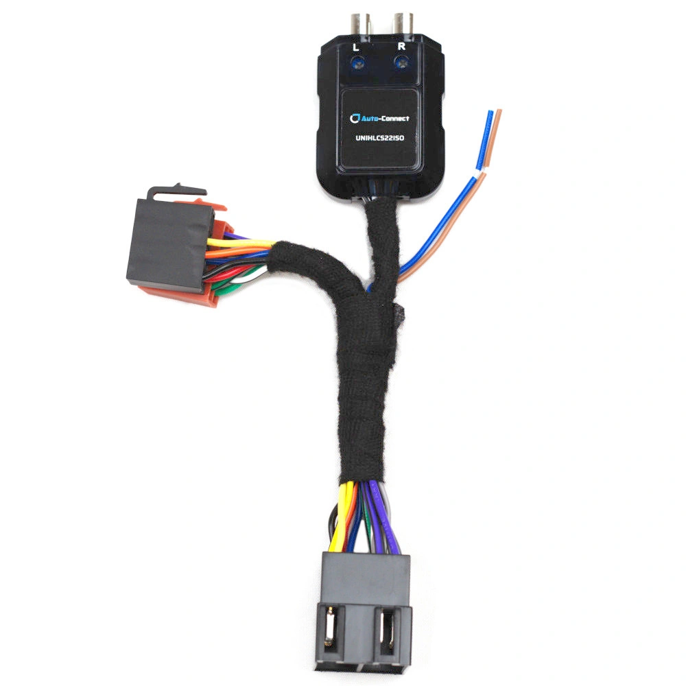 Auto-Connect ISO-ISO med 2-kanalig hög-lågnivåomvandlare
