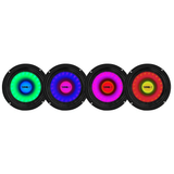 4-pack DS18 PRO-X6.4RGB, 6.5 tums RGB LED-midbasar