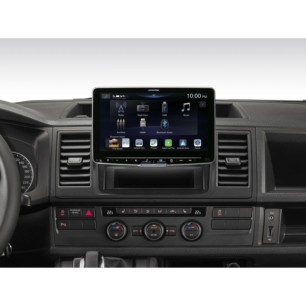 Alpine iLX-F905T6 (Halo 9, 2:a gen.), bilstereo till Volkswagen T5/T6