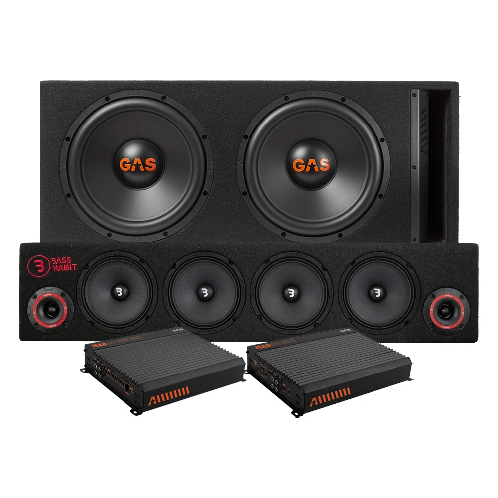 GAS MAD B2-212V A-traktor paket med Tershine tillbehör, Maxat raggarkit