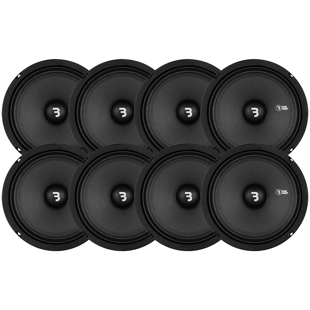 8-Pack Bass Habit SP165M med Ragnarök FRA-180.2, Galet kit