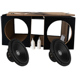 2-pack DLS Reference 2x12 tums baslåda med RCW12.D2, i byggsats