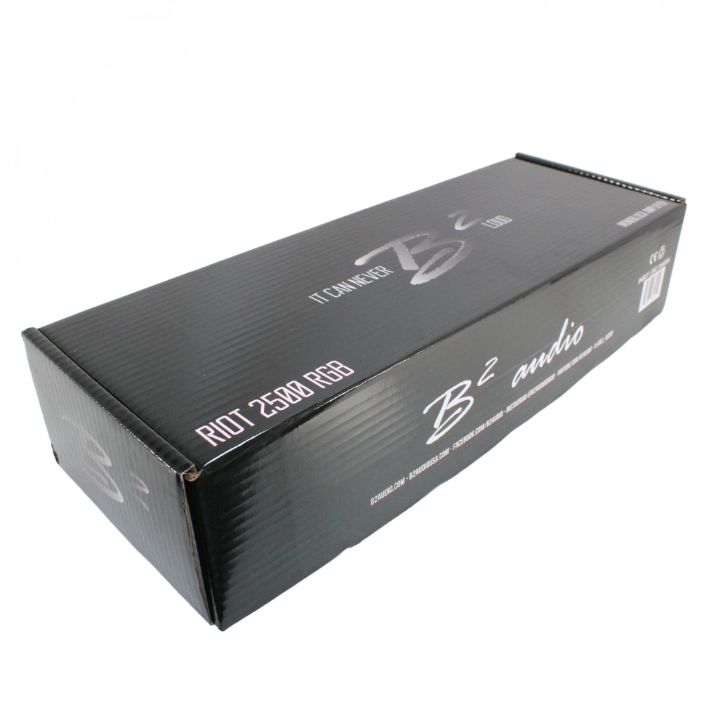 B2 Audio RIOT 2500 RGB, monoblock med RGB-belysning