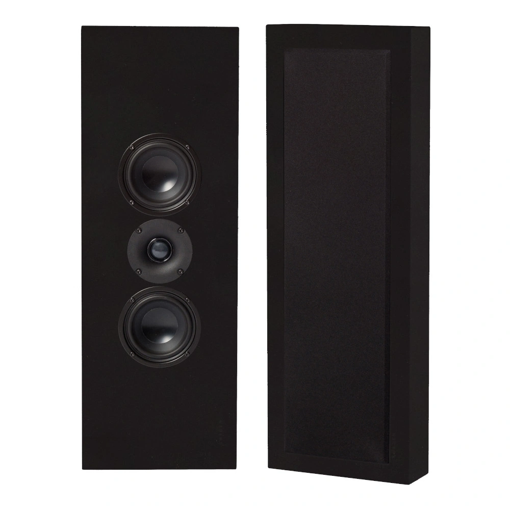 2-pack DLS Flatbox XL on-wall högtalare, mattsvart