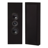 2-pack DLS Flatbox XL on-wall högtalare, mattsvart