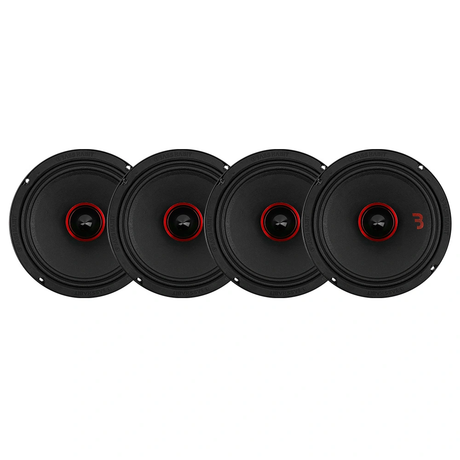 4-pack Bass Habit SPL Elite med Rebel SR25T och Ragnarök steg, SPL kit