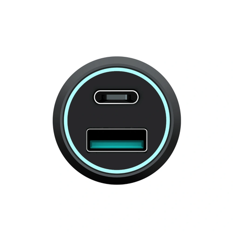 Champion FastCharge USB-B/C billaddare Duo, 43W