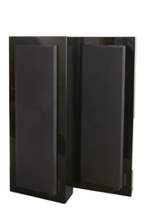 DLS Flatbox Slim Large v2 vägghögtalare Svart pianolack