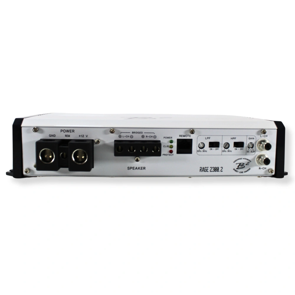 B2 Audio RAGE 2300.2, tvåkanalssteg