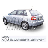 Sportavgassystem Audi A3 (8L) 1.8T / 1.8Ti / 1.9 TDI (1996–2003)