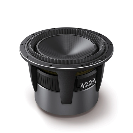 Alpine Status HDZ-110, 11 tums baselement