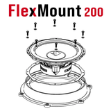 Helix Compose Ci3 W200FM-S2, mångsidigt 8 tums midbas/mellanregister