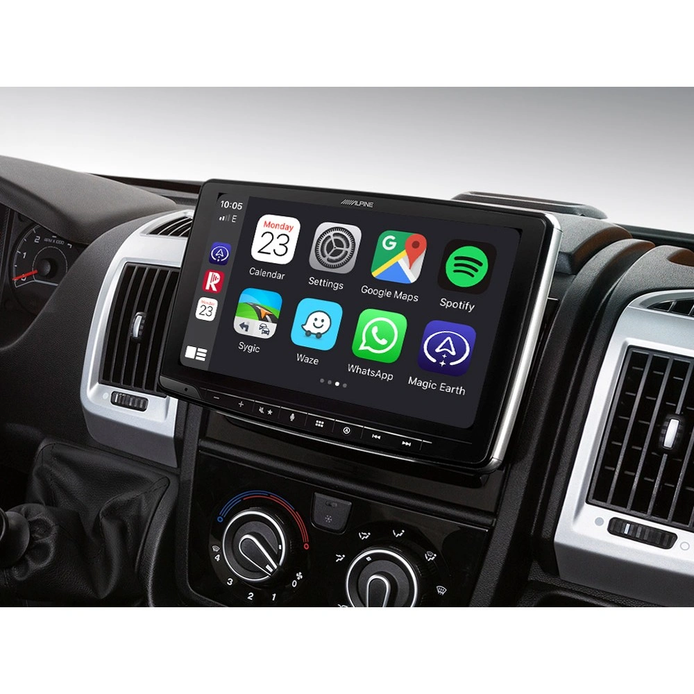 Alpine INE-F904DU Halo9, modellanpassad bilstereo med navigation, DAB+, Apple CarPlay & mer