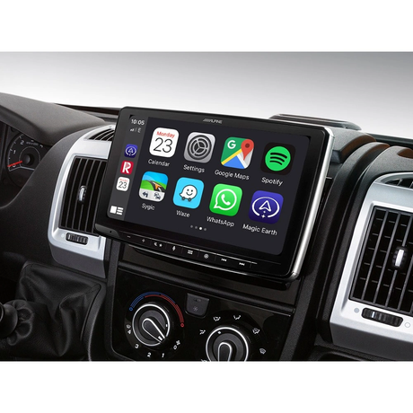 Alpine INE-F904DU Halo9, modellanpassad bilstereo med navigation, DAB+, Apple CarPlay & mer