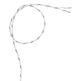 Auto-Connect Tvinnad OFC-högtalarkabel 2x0.5 mm², vit löpmeter