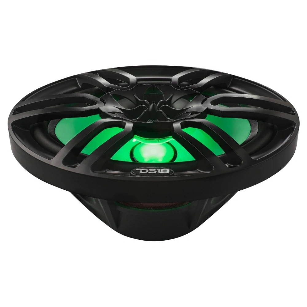 DS18 NXL-69/BK, svarta 6x9 tums marinhögtalare med LED, par