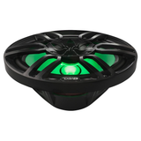 DS18 NXL-69/BK, svarta 6x9 tums marinhögtalare med LED, par