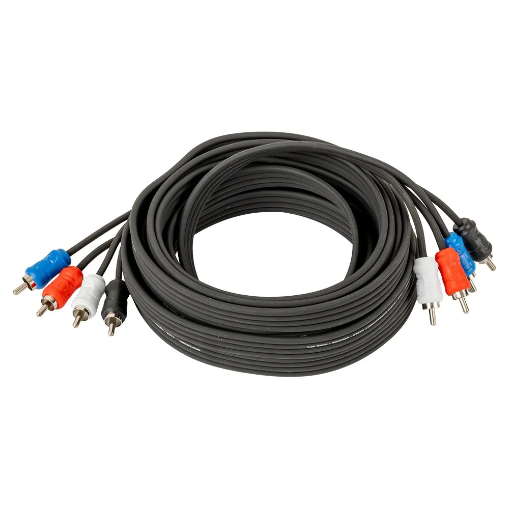 Auto-Connect 4-kanalig koaxial lågnivåkabel 5.5 meter, Level 1